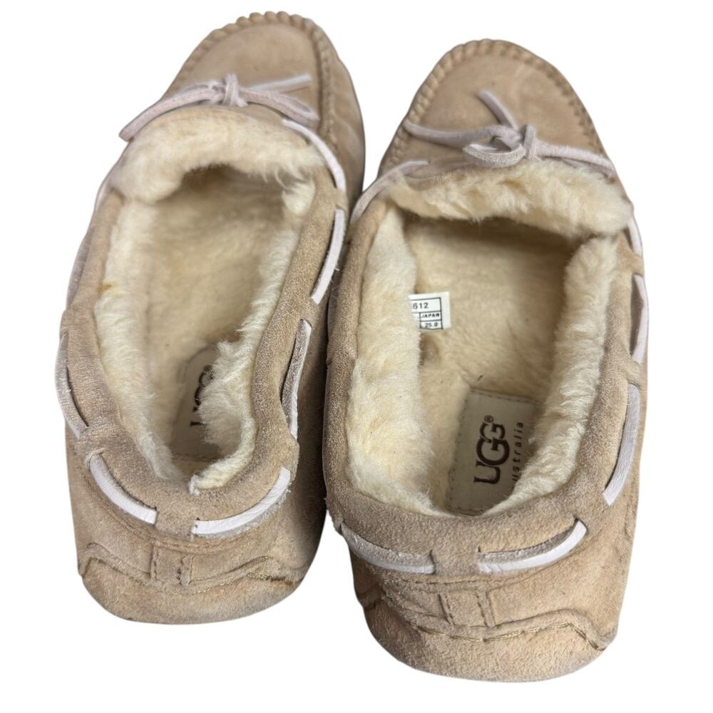 Ugg Dakota 5612 Suede Shearling Lined Leather Loafers Slippers Casual Shoes sz 8 - Picture 10 of 16